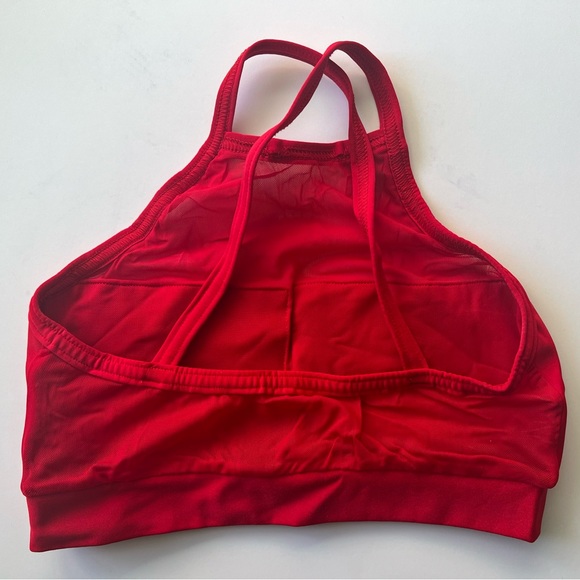 Details Dancewear Red Halter Top - Picture 2 of 2